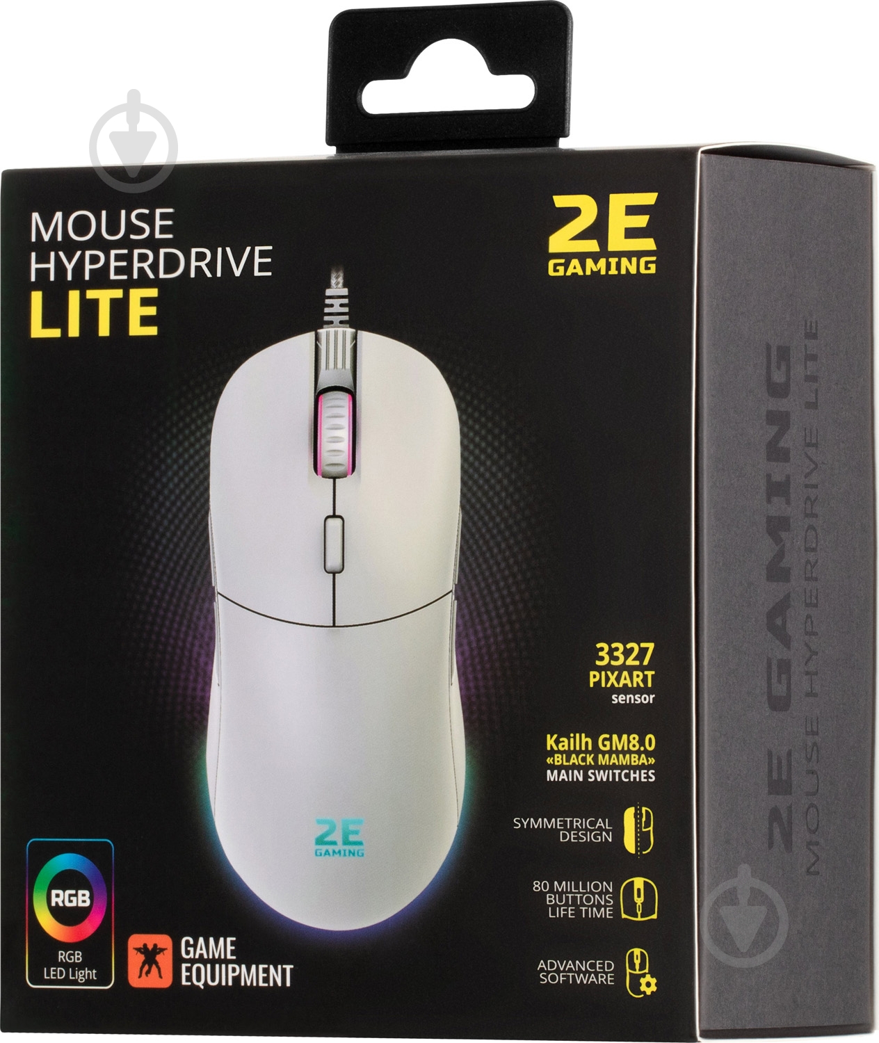Мышь 2E GAMING HyperDrive Lite RGB White (2E-MGHDL-WT) - фото 10