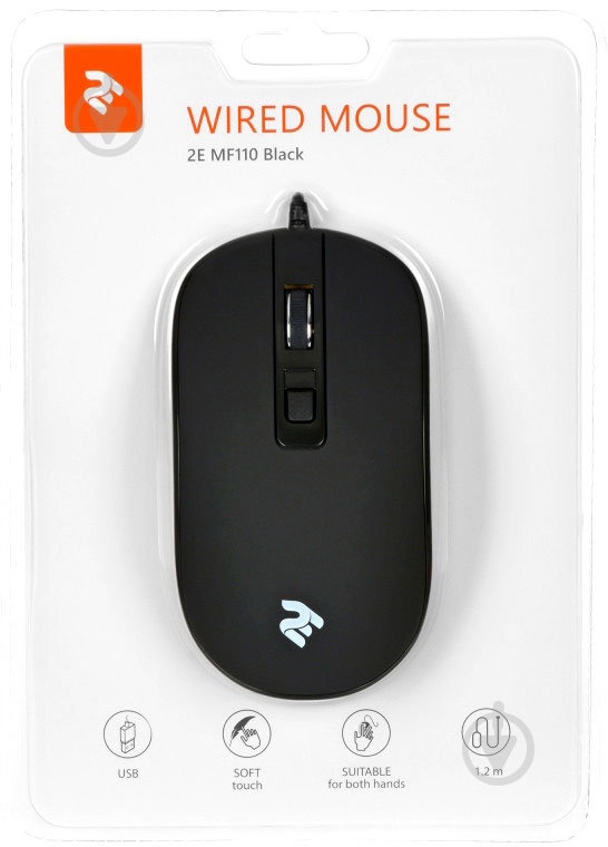 Мышь 2E MF110 USB black - фото 4