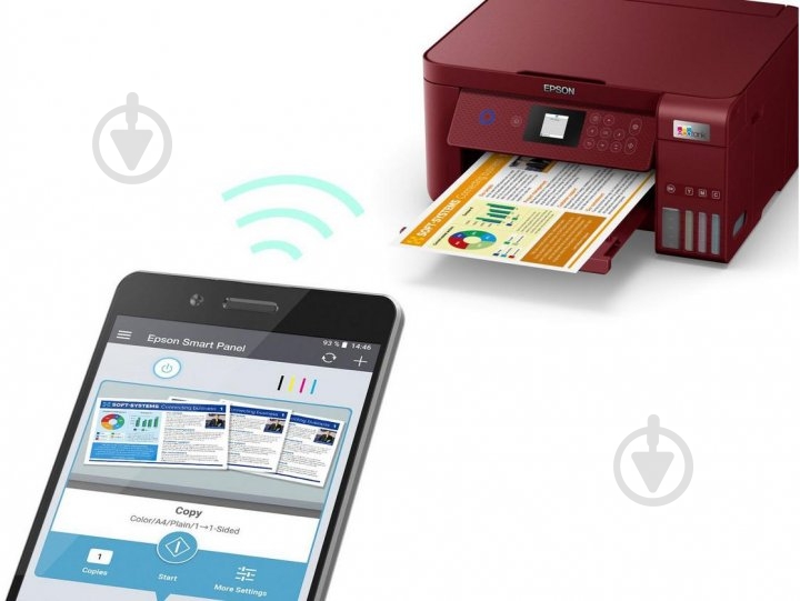 БФП Epson EcoTank L4267 33_15 ppm Duplex USB Wi-Fi А4 (C11CJ63413) - фото 7