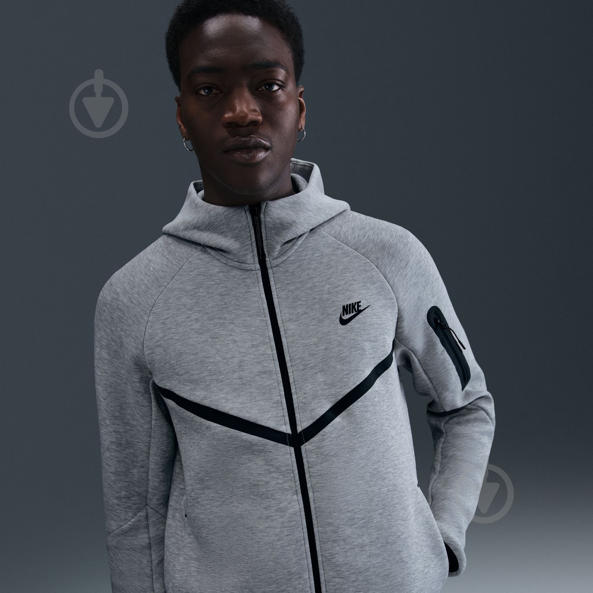 Джемпер Nike Nike Tech HV0949-063 р.2XL серый - фото 20