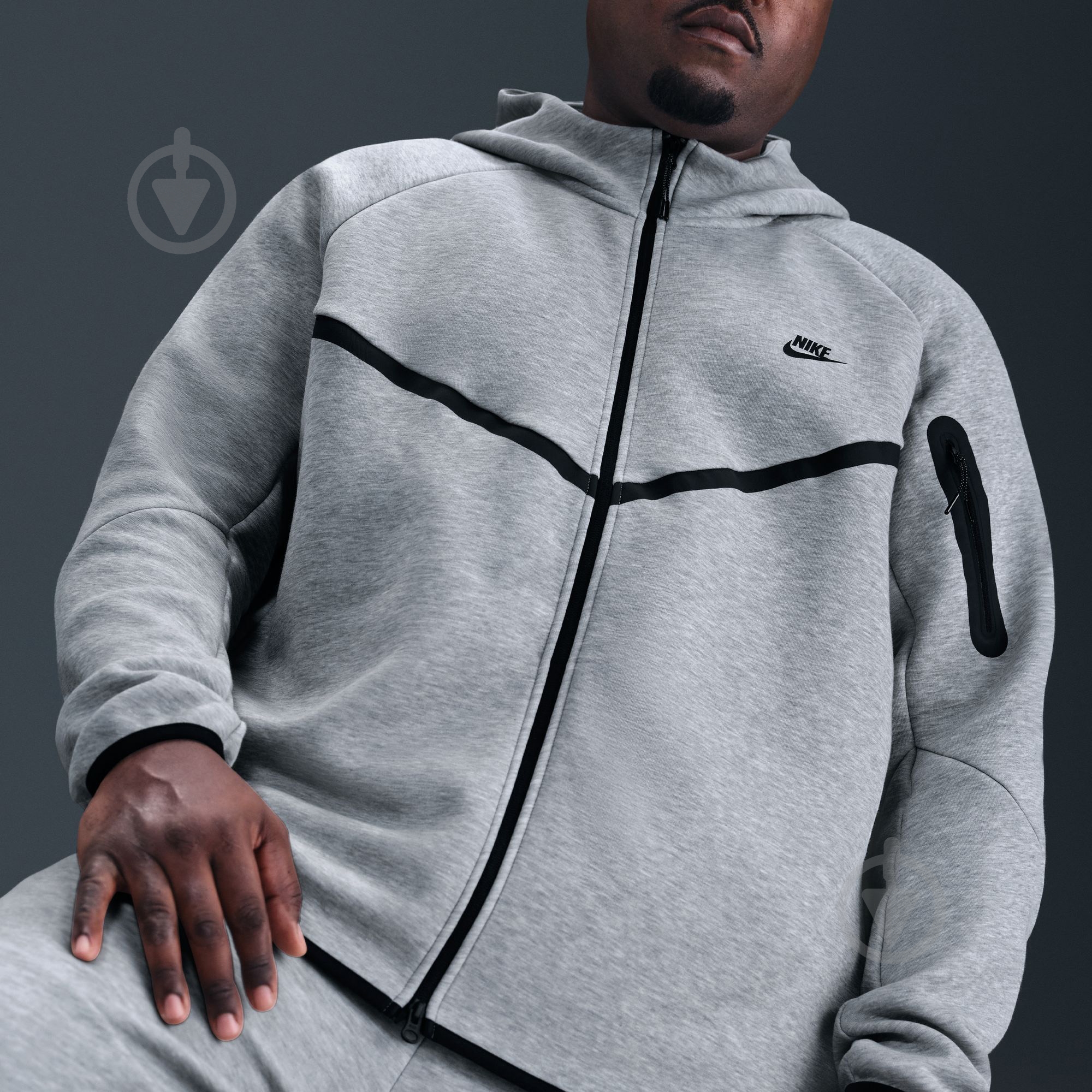 Джемпер Nike Nike Tech HV0949-063 р.2XL серый - фото 25