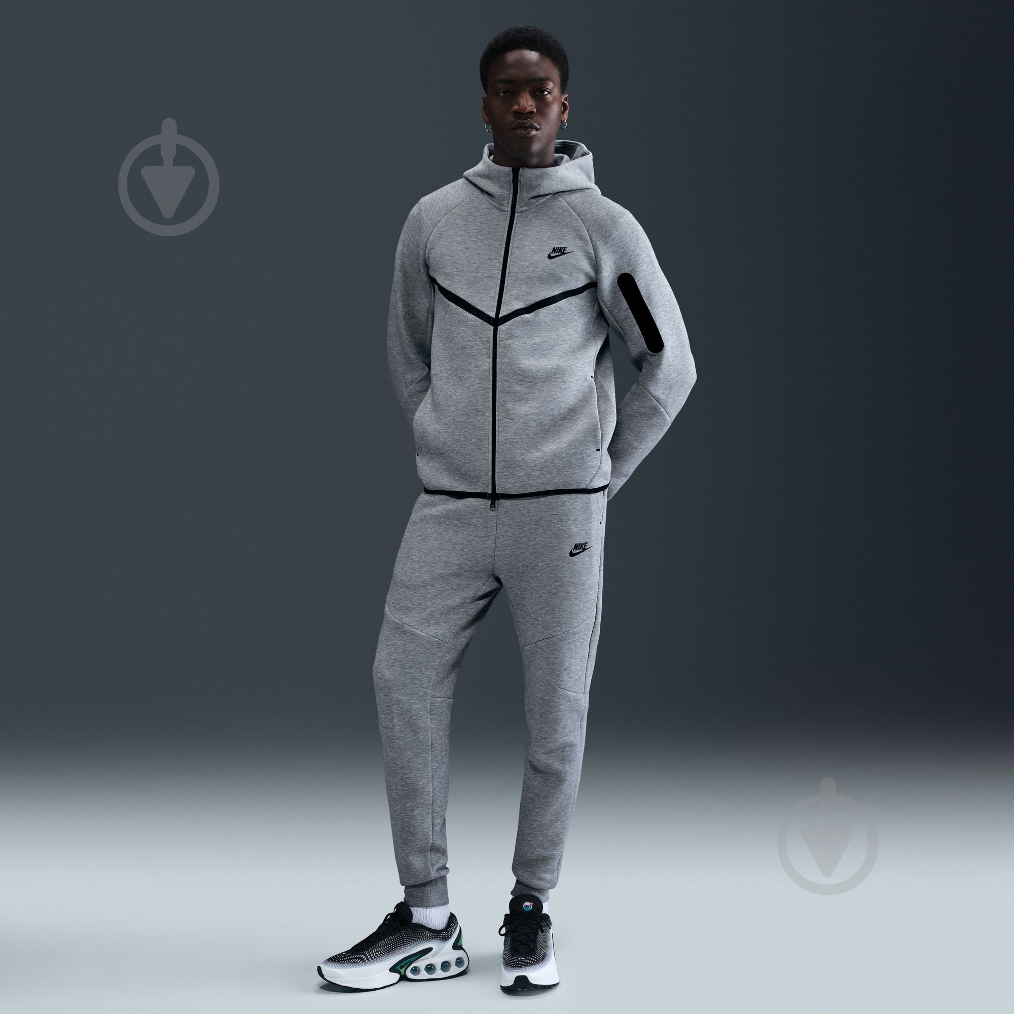 Джемпер Nike Nike Tech HV0949-063 р.2XL серый - фото 29
