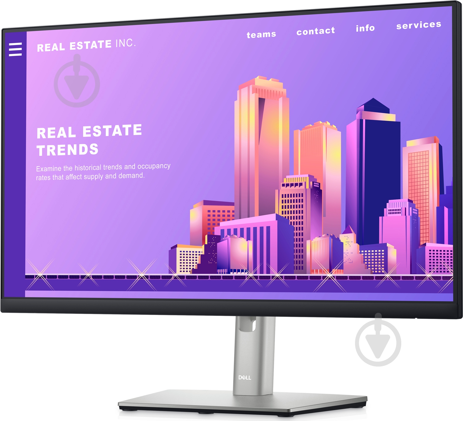 Монитор Dell P2422H 23,8" (210-AZYX-10MT21) - фото 2