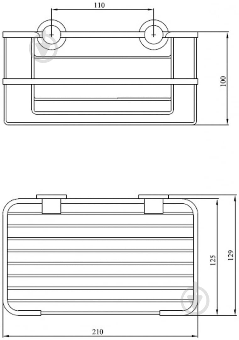 Полиця ANDEX Sanibella 549 CC - фото 2