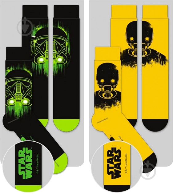 Набор носков FSD Star Wars "Rogue One" (5908305214670) - фото 1 Набор носков FSD Star Wars "Rogue One" (5908305214670) - фото 1