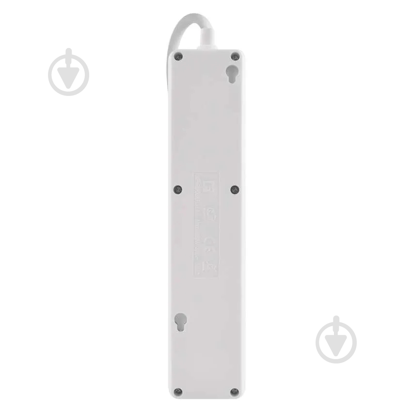 Удлинитель с выключателем Emos 16A 3680 Вт 1USB-A /1USB-C с заземлением 3 гн. белый 2 м P1322CU - фото 5