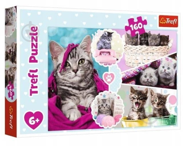 Набор пазлов Trefl (100 + 160 элементов) Ледяное сердце и Милые котята 16366/15371 - фото 4 Набор пазлов Trefl (100 + 160 элементов) Ледяное сердце и Милые котята 16366/15371 - фото 4