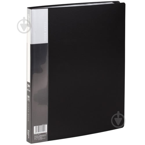 Папка з файлами А4 з 40 файлами чорний PF40AK-B Comix - фото 2 Папка з файлами А4 з 40 файлами чорний PF40AK-B Comix - фото 2