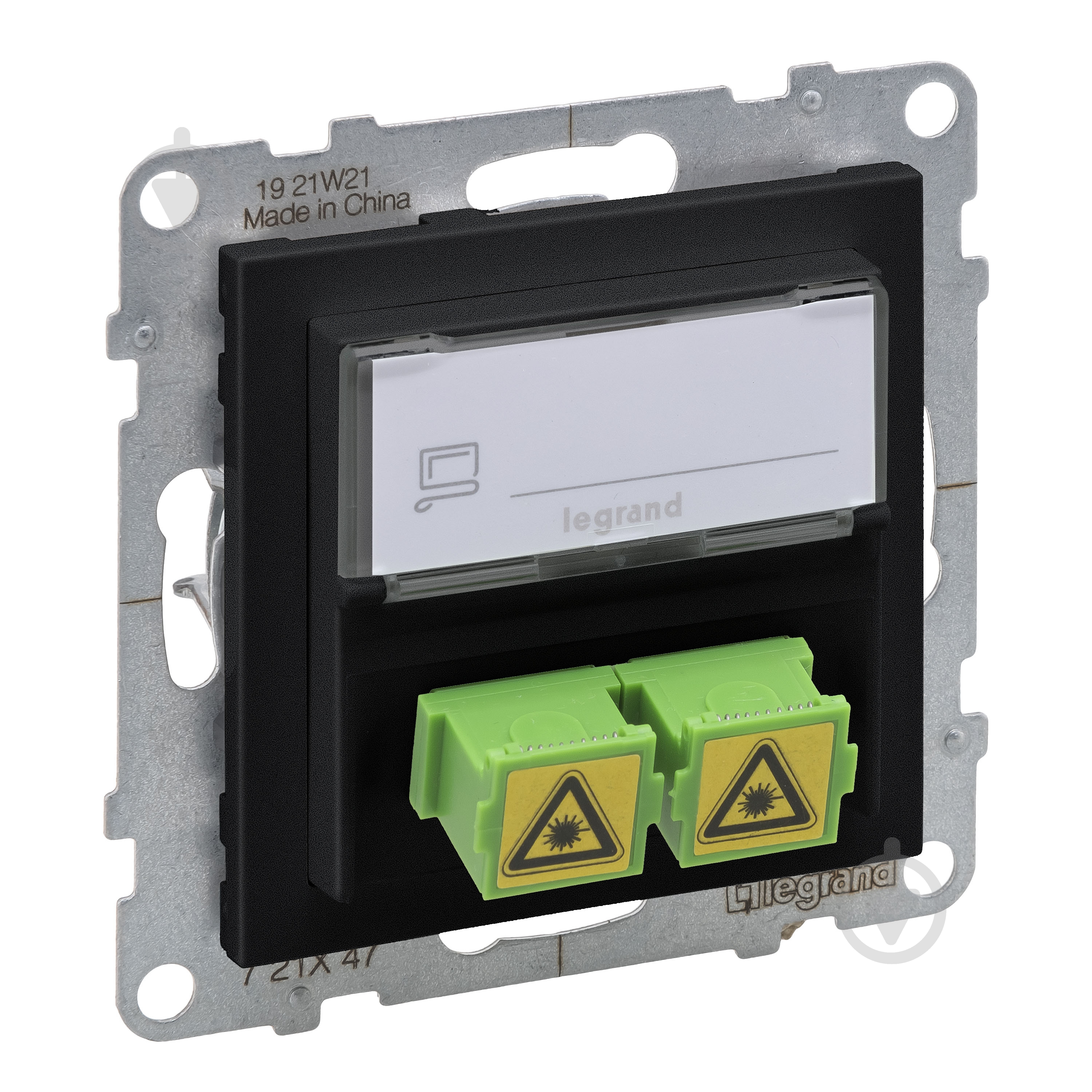 Розетка компьютерная Legrand Suno IP20 черный 721447 - фото 1