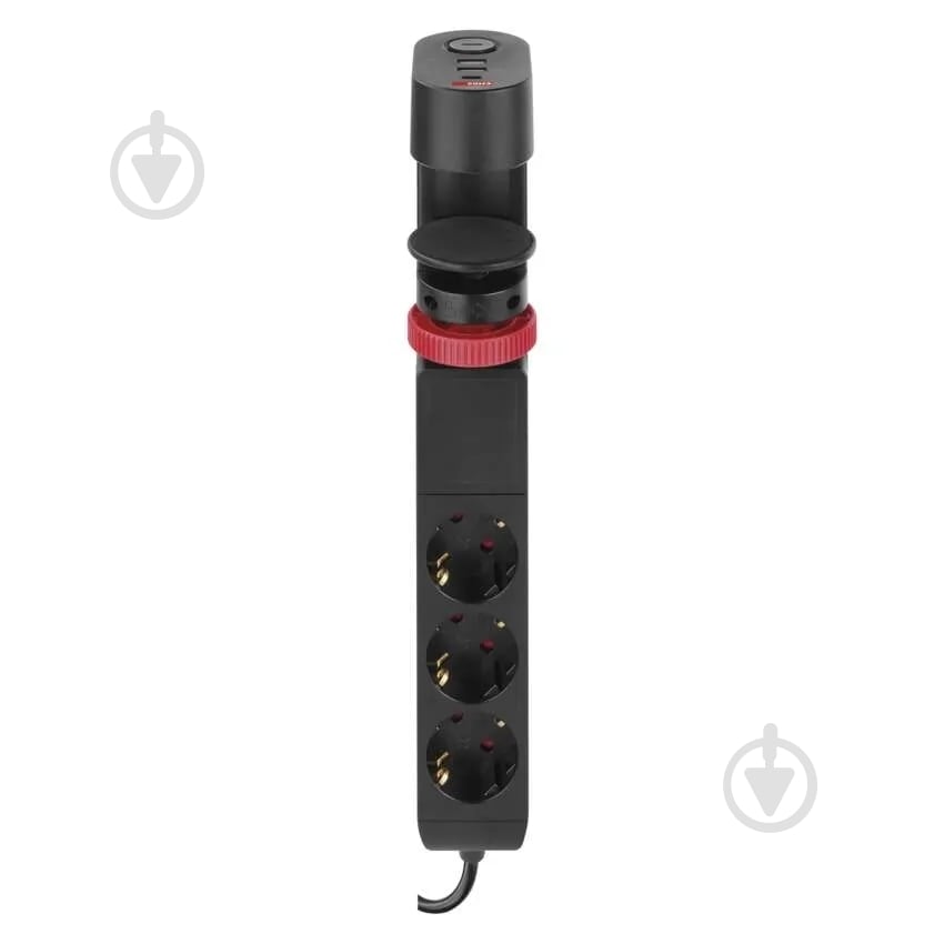 Удлинитель с выключателем Emos 16A 3680Вт 2USB-A /1USB-C быстрая зарядка с заземлением 3 гн. черный 1,5 м P1321PD - фото 6 Удлинитель с выключателем Emos 16A 3680Вт 2USB-A /1USB-C быстрая зарядка с заземлением 3 гн. черный 1,5 м P1321PD - фото 6