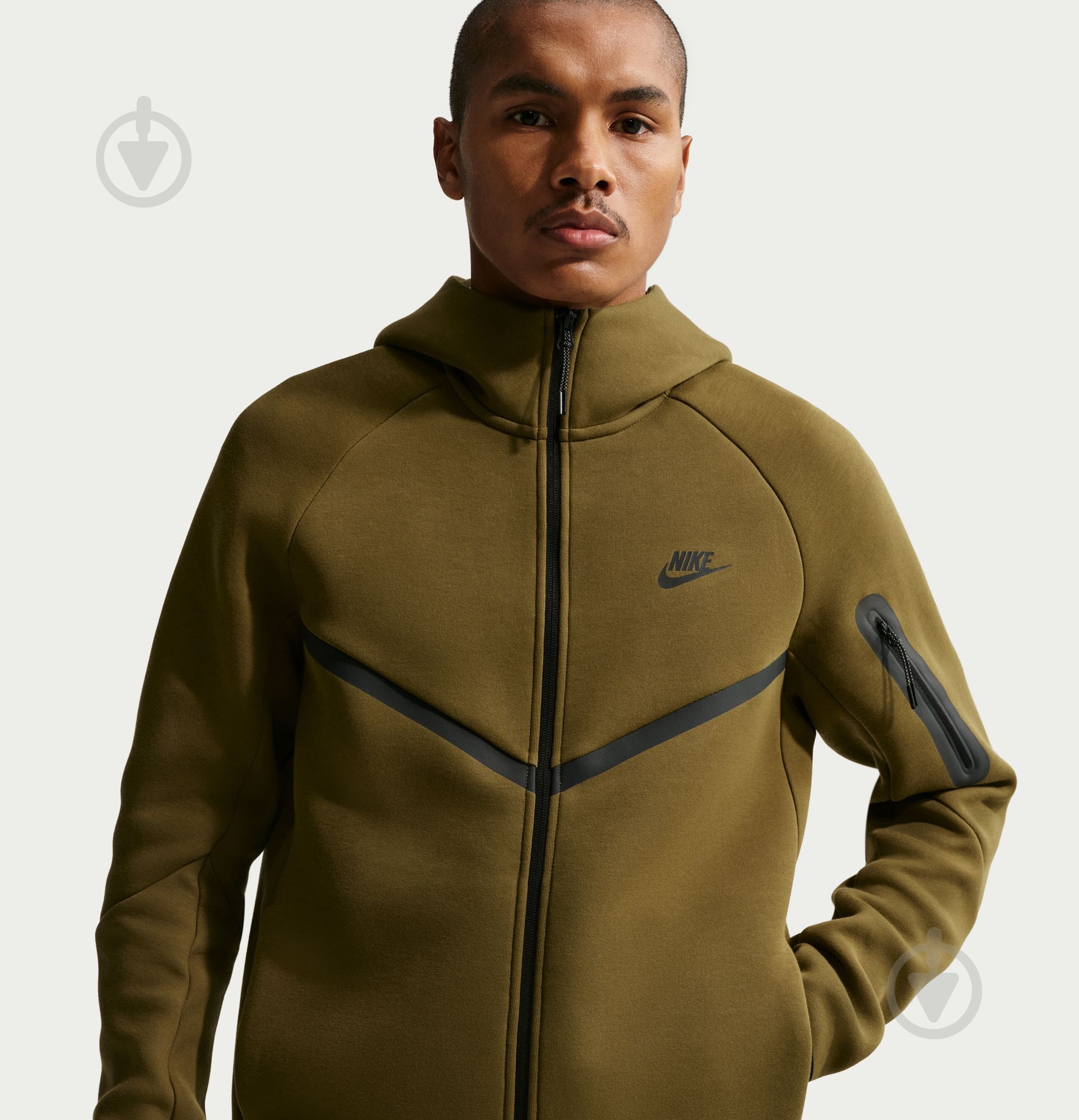 Джемпер Nike Nike Tech HV0949-368 р.M хаки - фото 3 Джемпер Nike Nike Tech HV0949-368 р.M хаки - фото 3