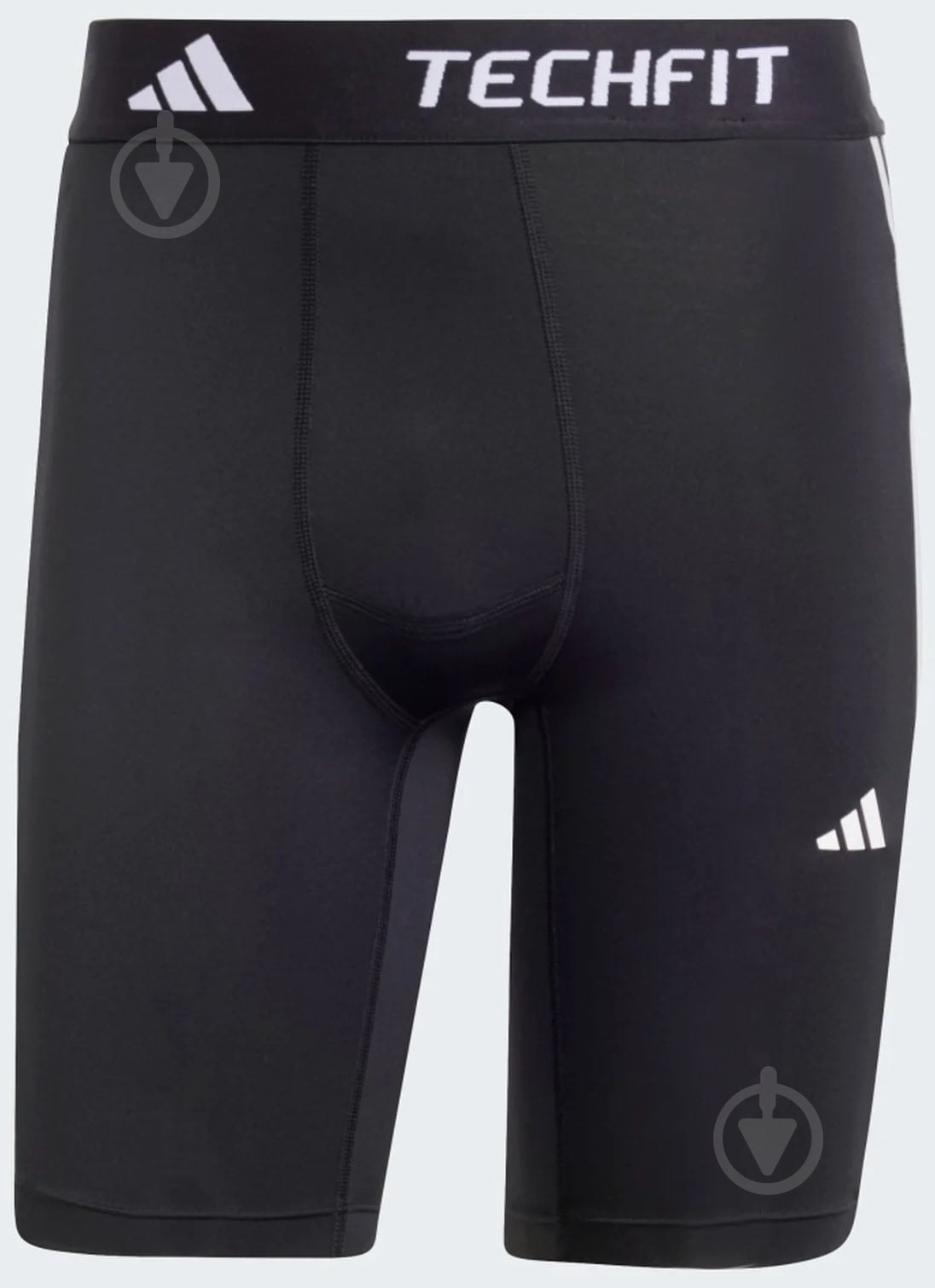 Тайтсы Adidas Techfit Compression Training 3-Stripes Short IN5589 р.S черный - фото 2