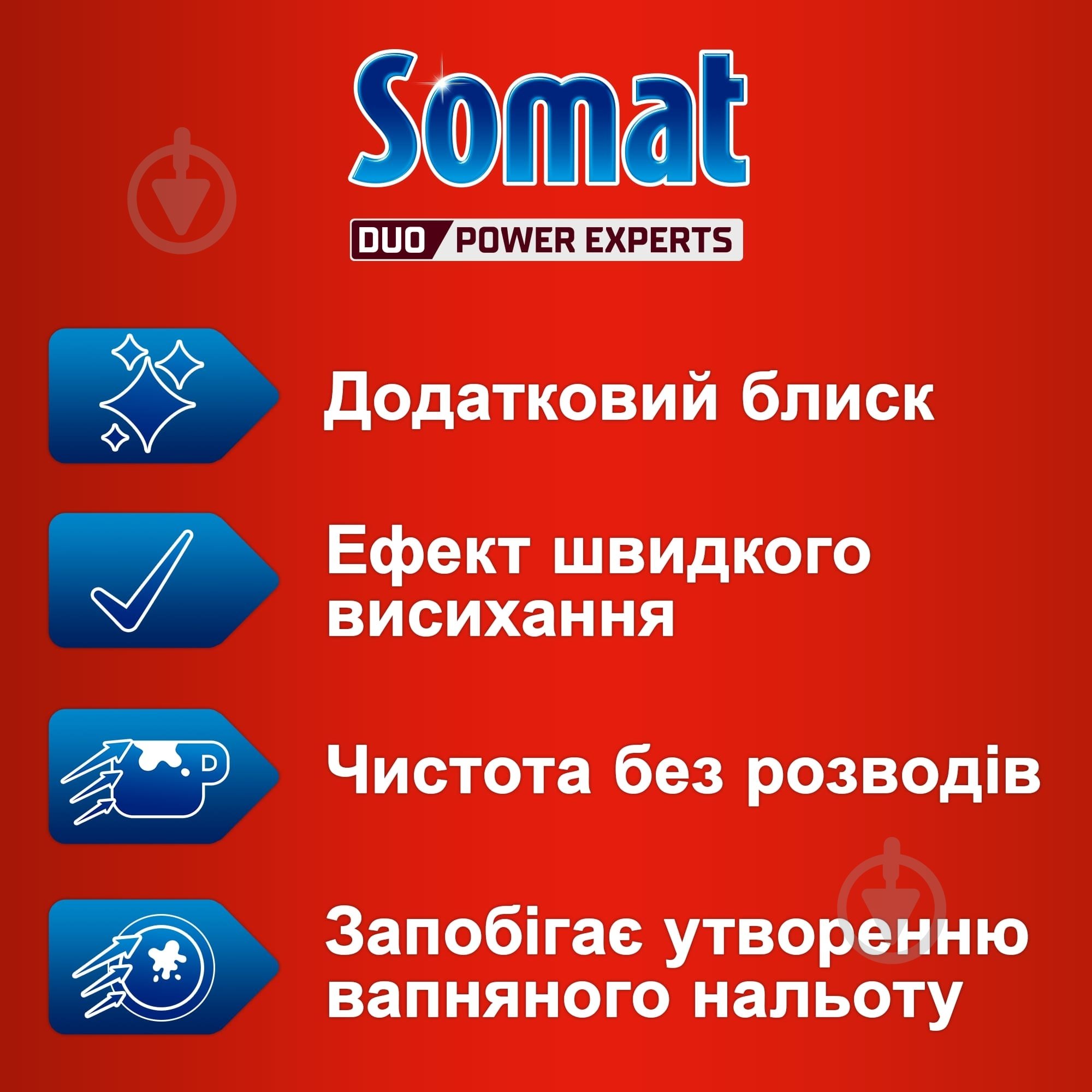 Ополіскувач для посудомийних машин Somat Additives 0,75 л - фото 2