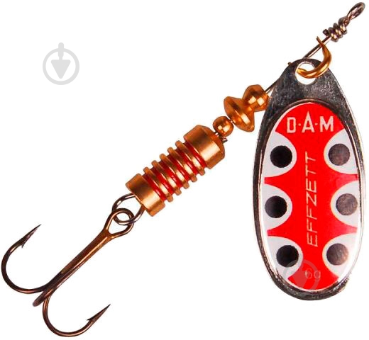 Блесна DAM Effzett Standart 6 г silver - фото 1