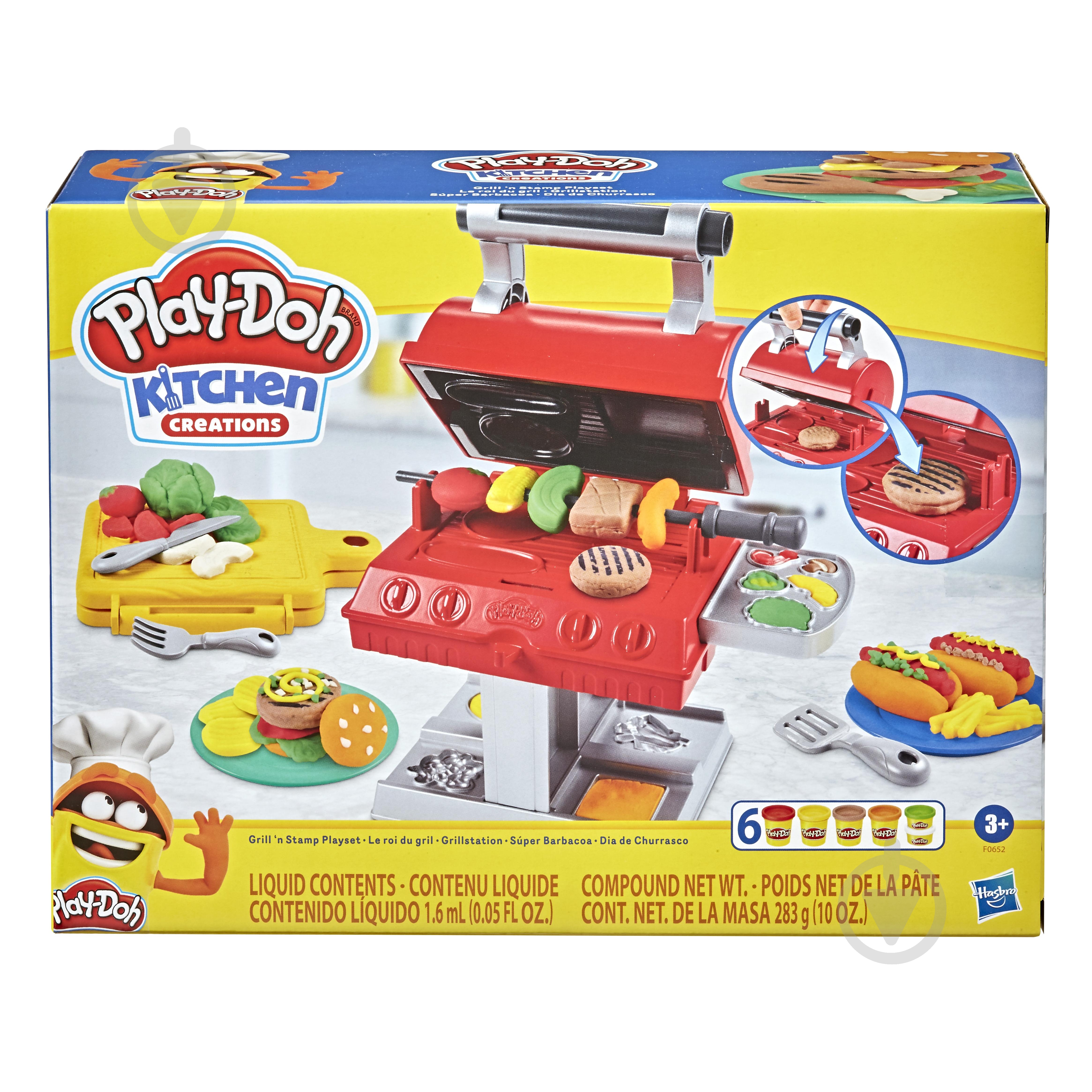 Игровой набор Play-Doh Гриль F0652 - фото 1