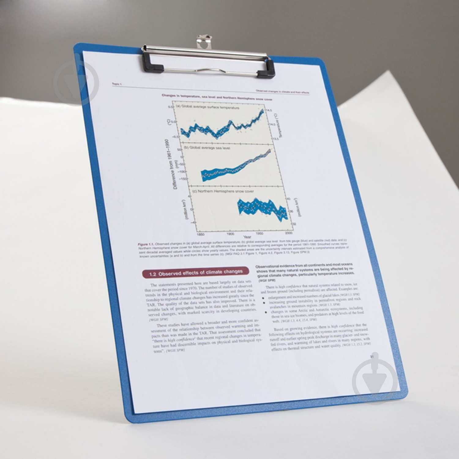 Планшет-кліпборд А4 РР синій A7041 Comix - фото 3 Планшет-кліпборд А4 РР синій A7041 Comix - фото 3