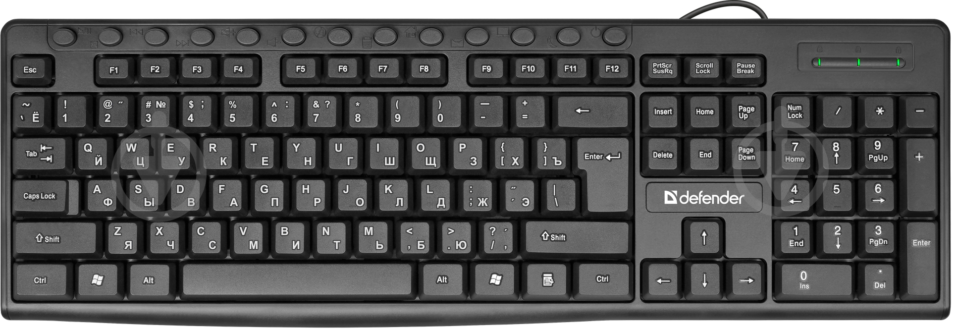 Клавиатура Defender Action HB-719 (45719) - фото 1