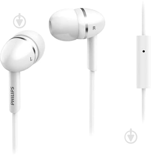 Наушники Philips 1455WT white SHE1455WT - фото 1