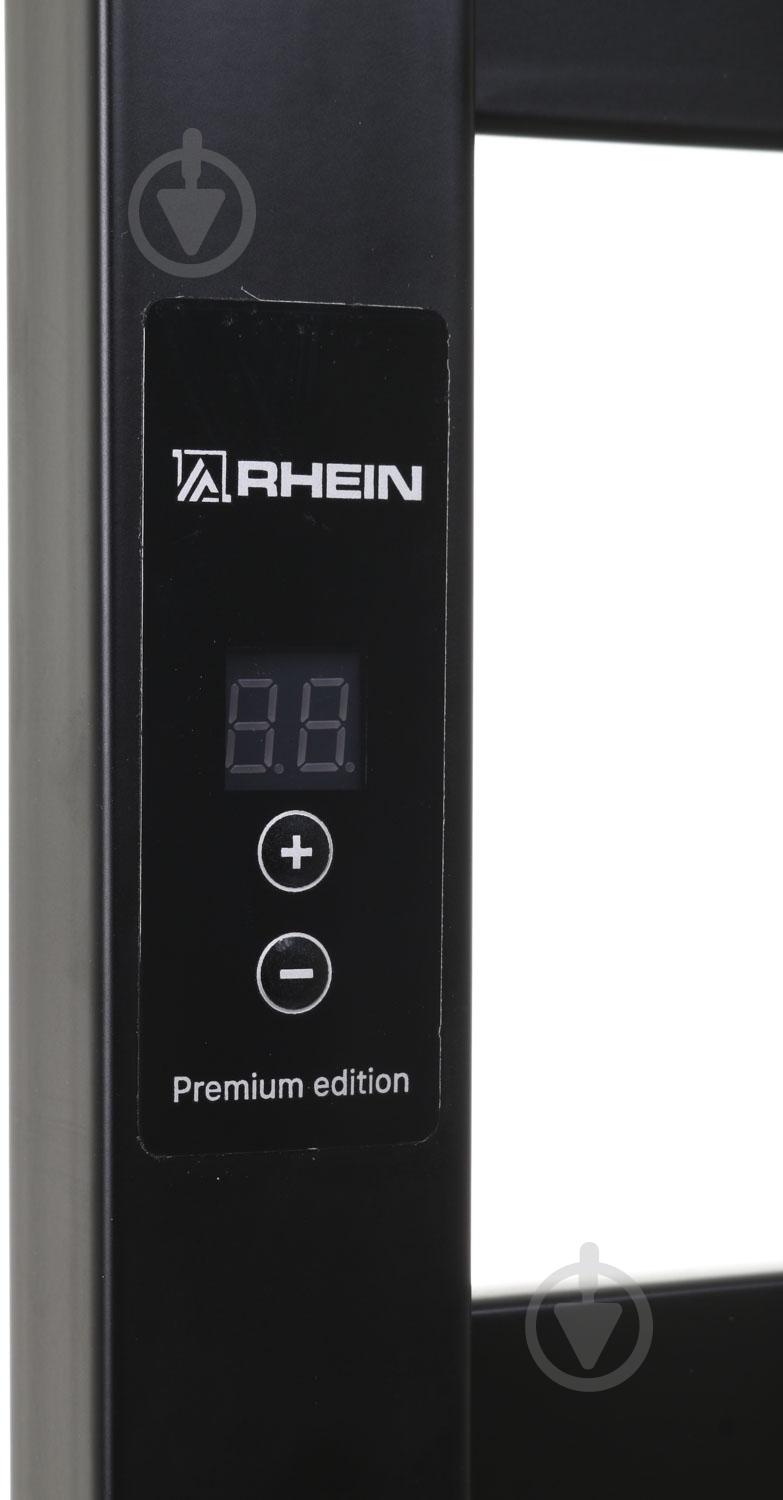 Рушникосушарка електрична Rhein Grut S8 500х1000 E L Jet Black RAL9005 376W - фото 7