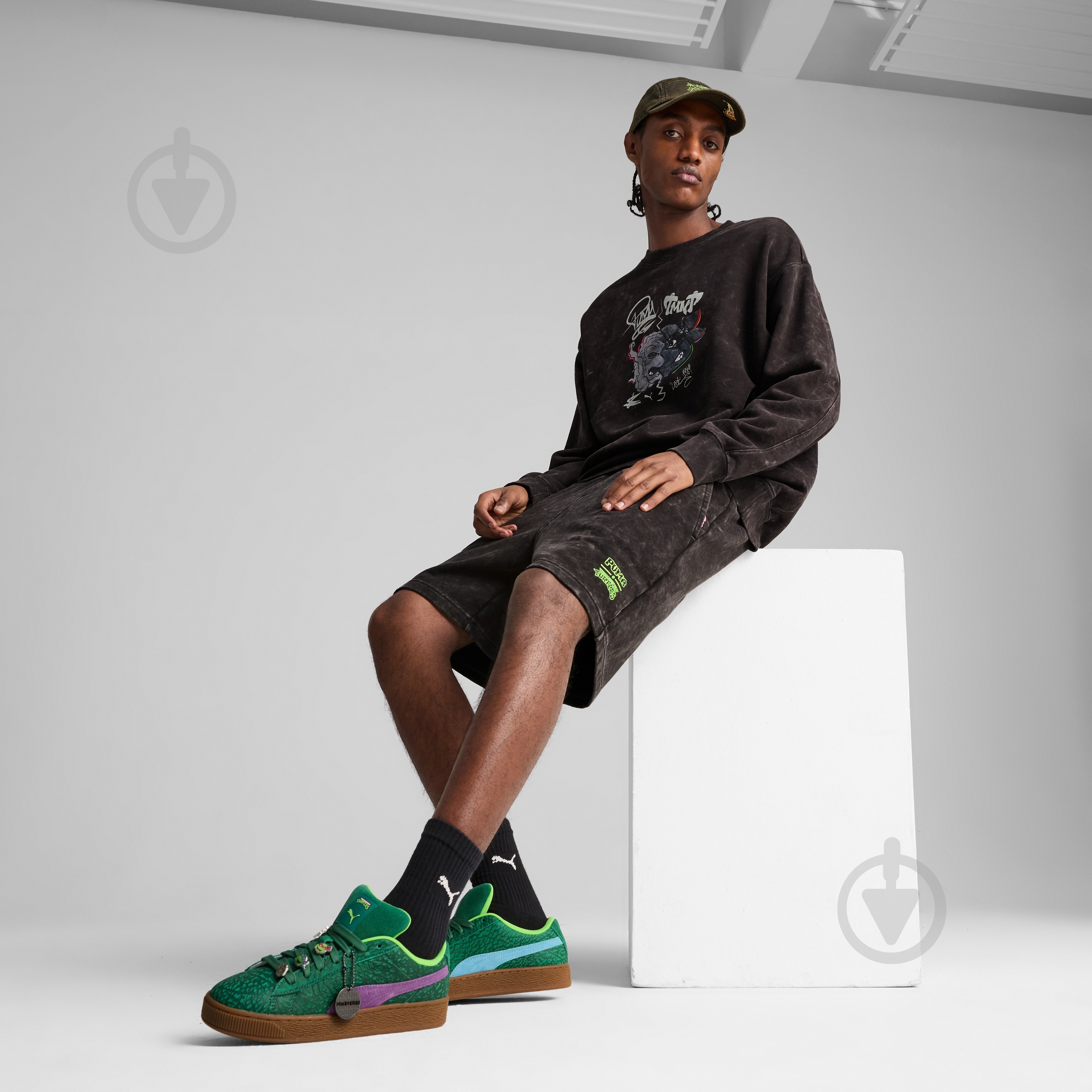ᐉ Кроссовки мужские демисезонные Puma Suede XL TMNT 40130401 р.44