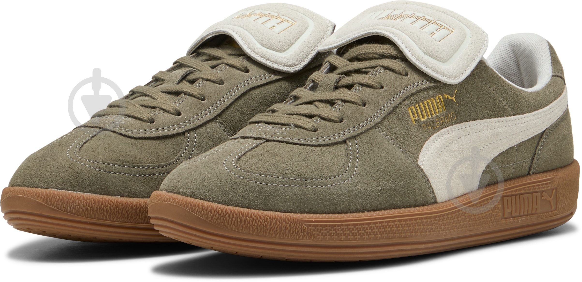 Кеды мужские демисезонные Puma Palermo PREMIUM Suede 40235002 р.44,5 хаки - фото 3 Кеды мужские демисезонные Puma Palermo PREMIUM Suede 40235002 р.44,5 хаки - фото 3