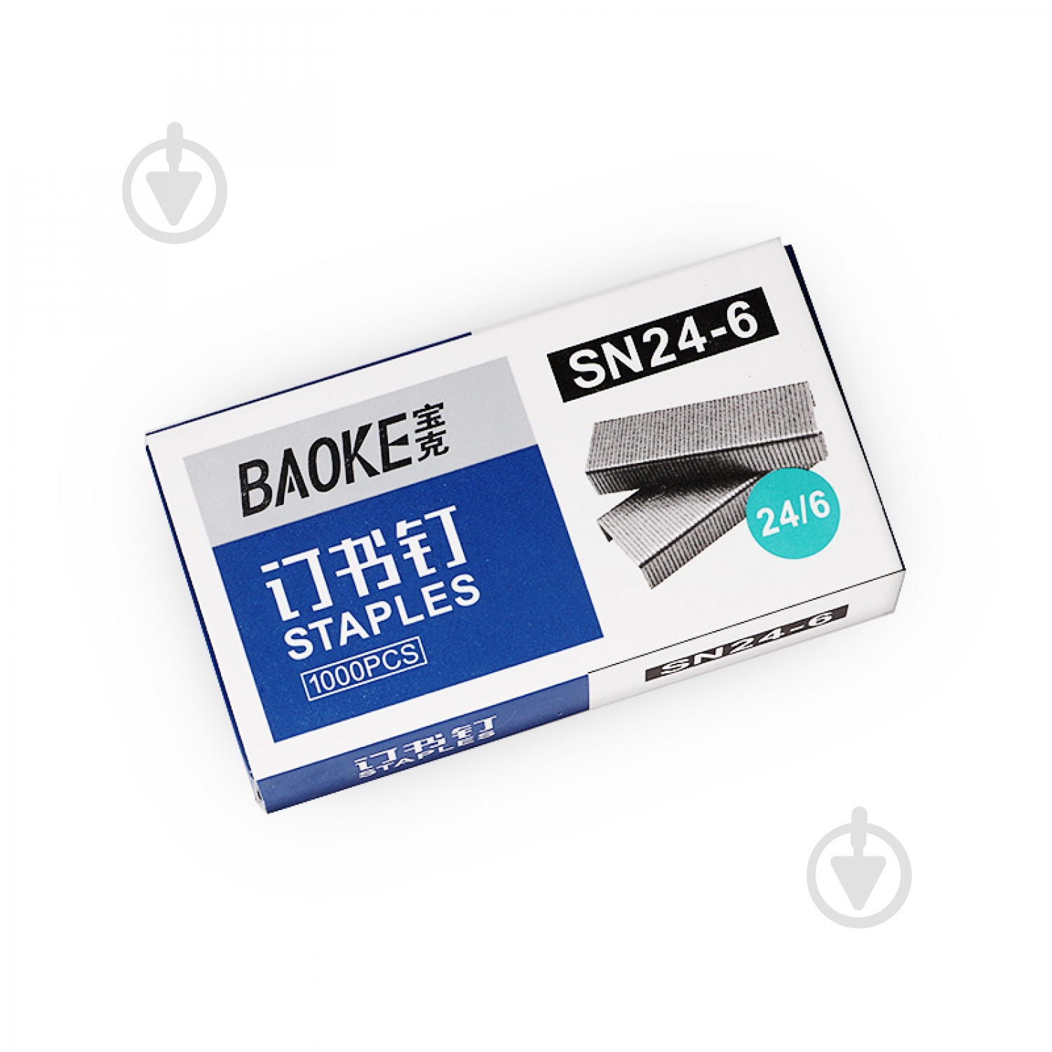 Скобы №24/6 1000 шт. SN24/6 Baoke - фото 1