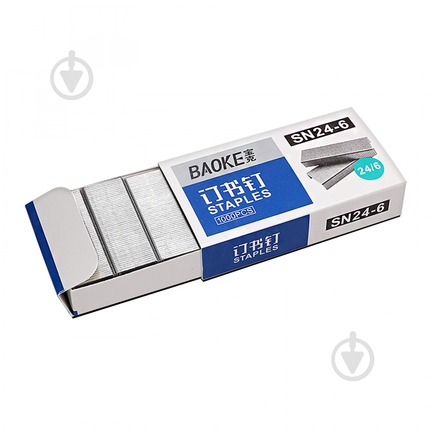 Скобы №24/6 1000 шт. SN24/6 Baoke - фото 4