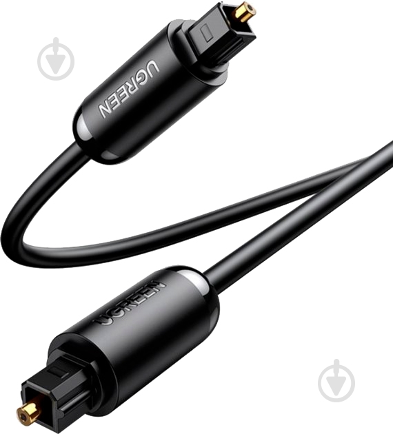 Кабель UGREEN AV122 Toslink Optical Audio Cable 2 м black (70892) - фото 1