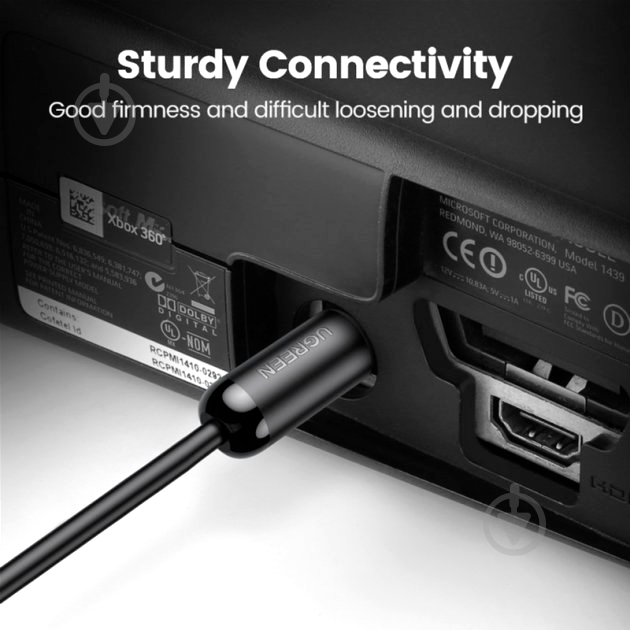 Кабель UGREEN AV122 Toslink Optical Audio Cable 2 м black (70892) - фото 8