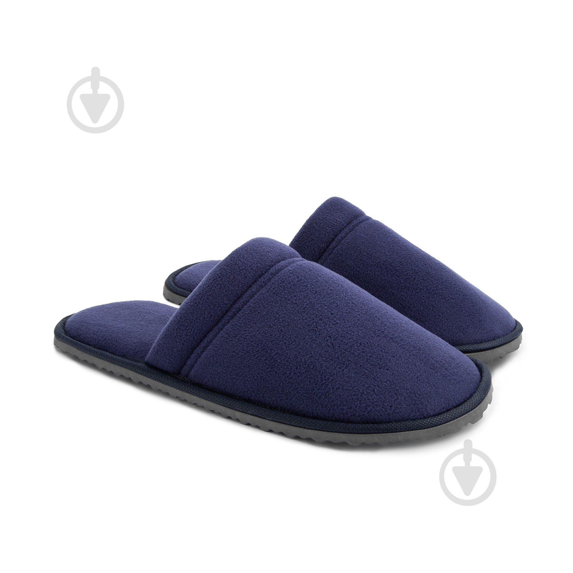 Тапки домашние Twins флис закрытые р.42/43 синий - фото 1 Тапки домашние Twins флис закрытые р.42/43 синий - фото 1