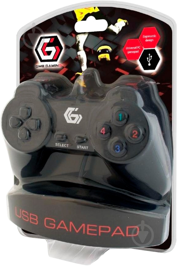 Геймпад Gembird JPD-UB-01 black - фото 4
