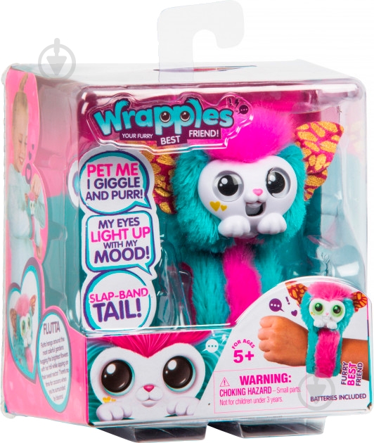Игрушка интерактивная Moose Wrapples S1 Флутта 28816 - фото 7 Игрушка интерактивная Moose Wrapples S1 Флутта 28816 - фото 7