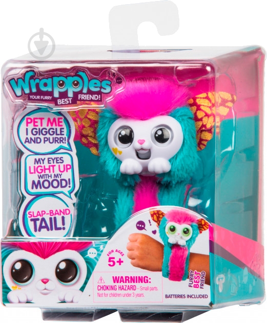 Игрушка интерактивная Moose Wrapples S1 Флутта 28816 - фото 6 Игрушка интерактивная Moose Wrapples S1 Флутта 28816 - фото 6