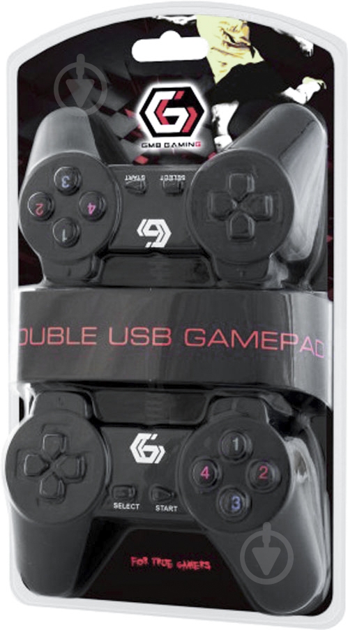 Геймпад Gembird JPD-UB2-01 Double Joy Black - фото 3