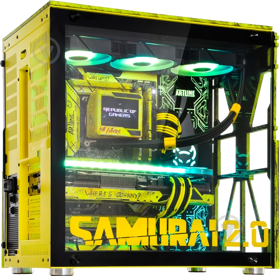 Системный блок Artline SAMURAI (SAMURAIv59) yellow - фото 4 Системный блок Artline SAMURAI (SAMURAIv59) yellow - фото 4