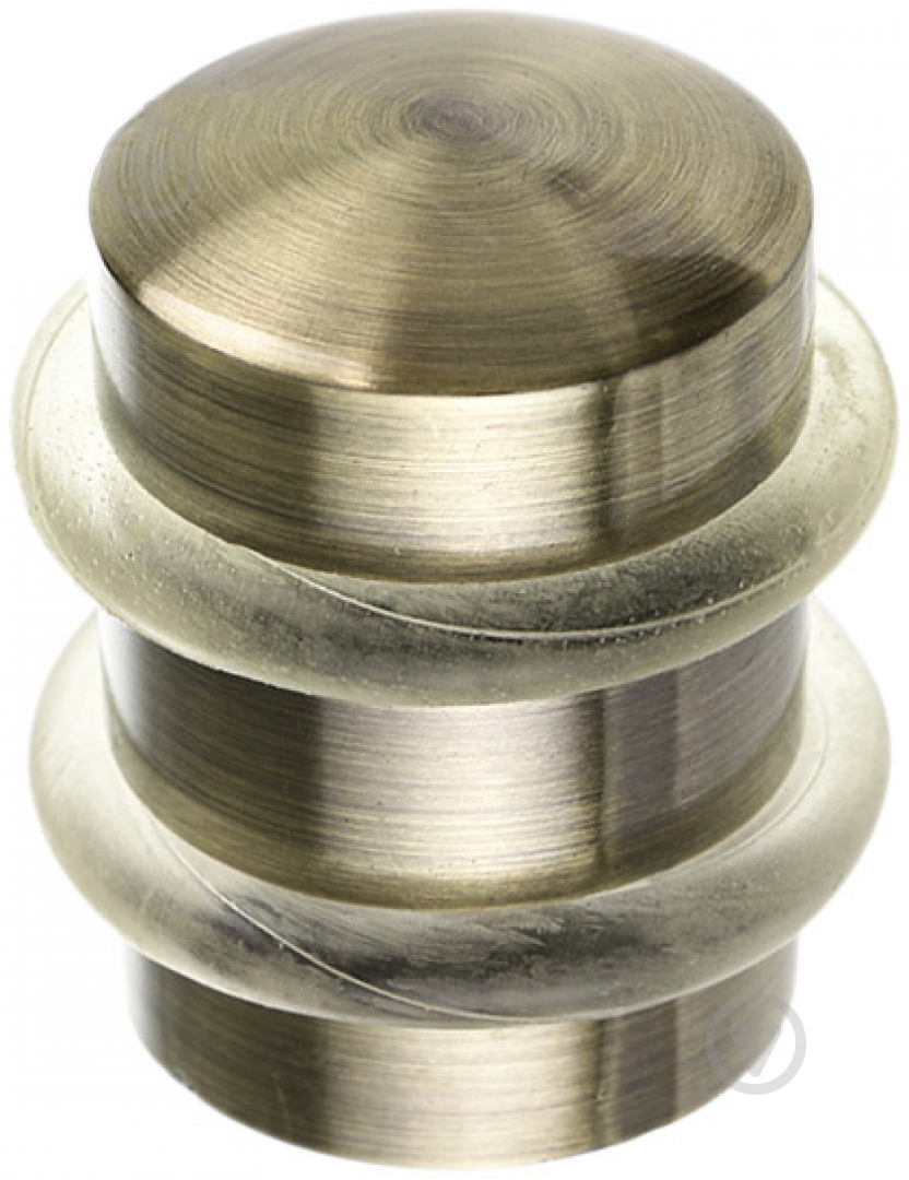 Стопор дверной Comit 1538 напольный античная латунь - фото 1 Стопор дверной Comit 1538 напольный античная латунь - фото 1