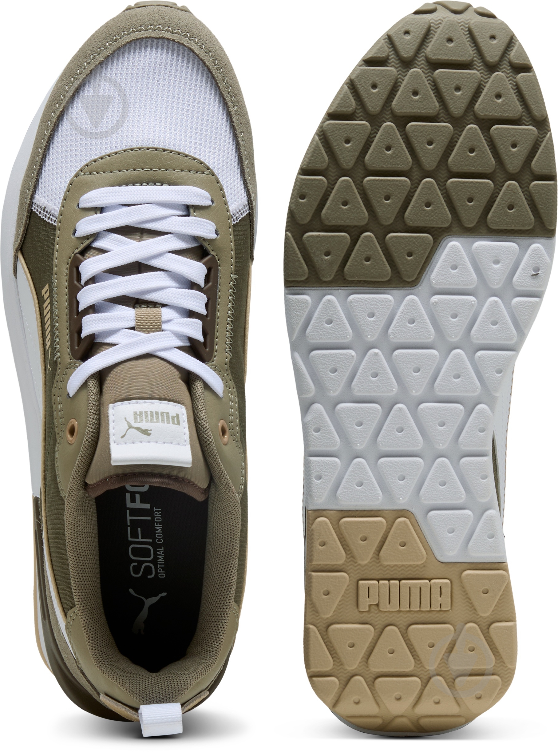 ᐉ Кросівки чоловічі демісезонні Puma R22 38346252 р.44,5 хакі