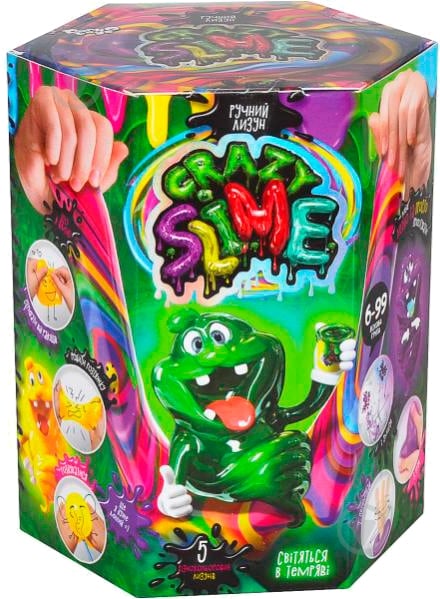 Набор для опытов Danko Toys Crazy Slime Лизун своими руками (укр.) SLM-01-01U - фото 1