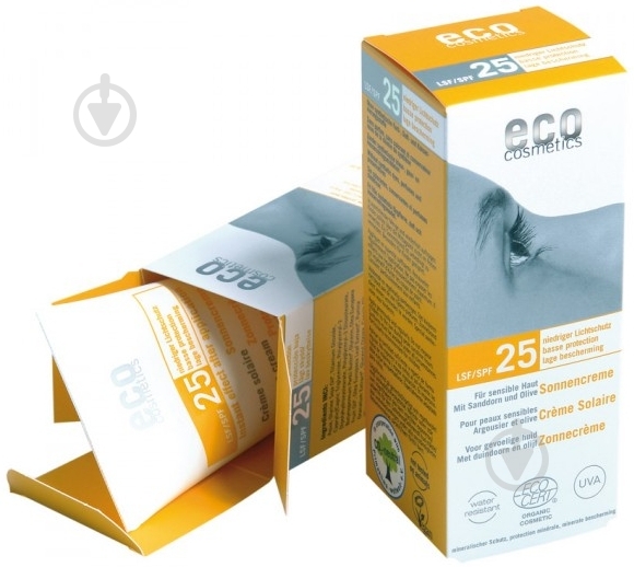 Крем солнцезащитный Eco Cosmetics с экстрактом граната и облепихи SPF 25 75 мл - фото 1