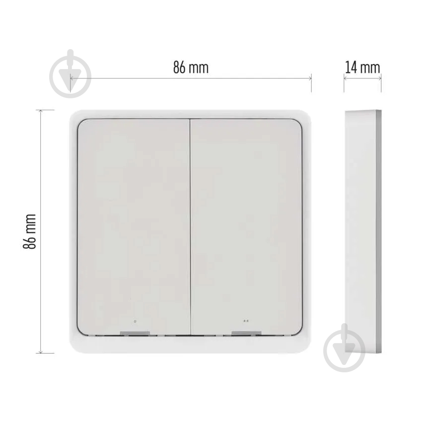 Выключатель дистанционный H5012 GoSmart ZigBee CR2430 - фото 13 Выключатель дистанционный H5012 GoSmart ZigBee CR2430 - фото 13