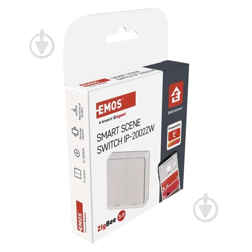 Выключатель дистанционный H5012 GoSmart ZigBee CR2430 - фото 9 Выключатель дистанционный H5012 GoSmart ZigBee CR2430 - фото 9