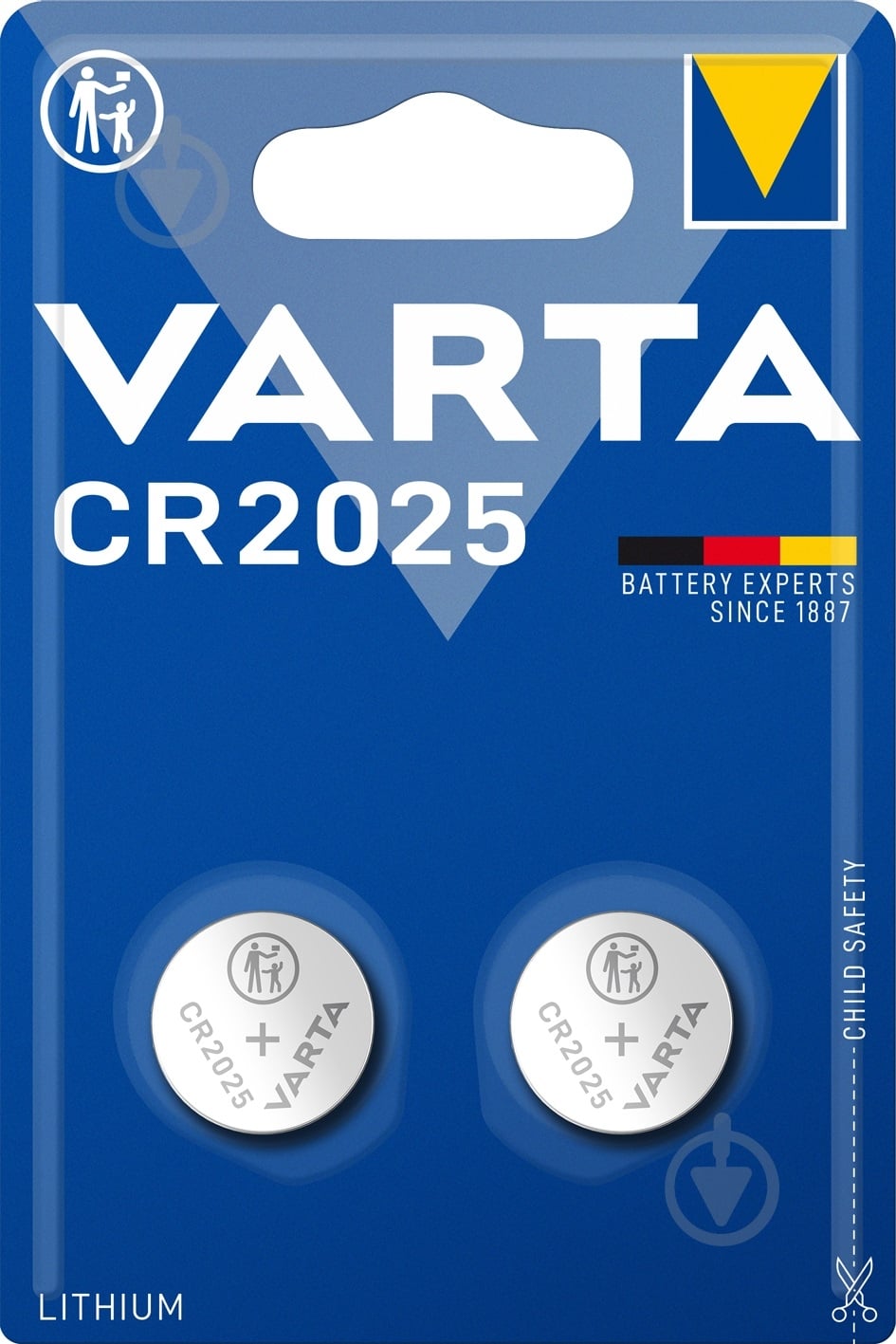 Батарейки Varta BLI 2 lithium CR2025/CR 2 шт. - фото 1
