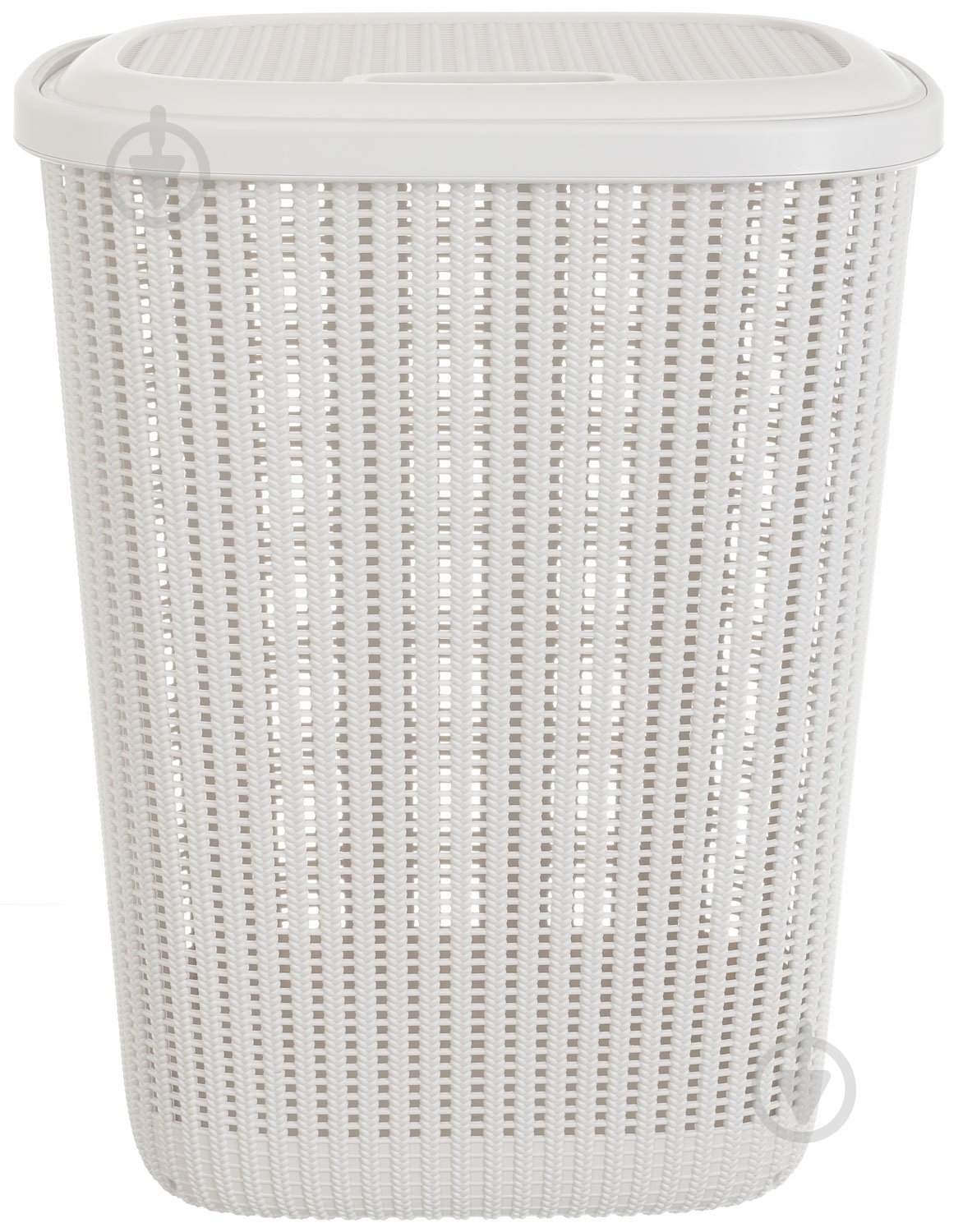 Кошик для білизни Gonpa Knitty 345х444х563 мм 57 л кремовий - фото 2