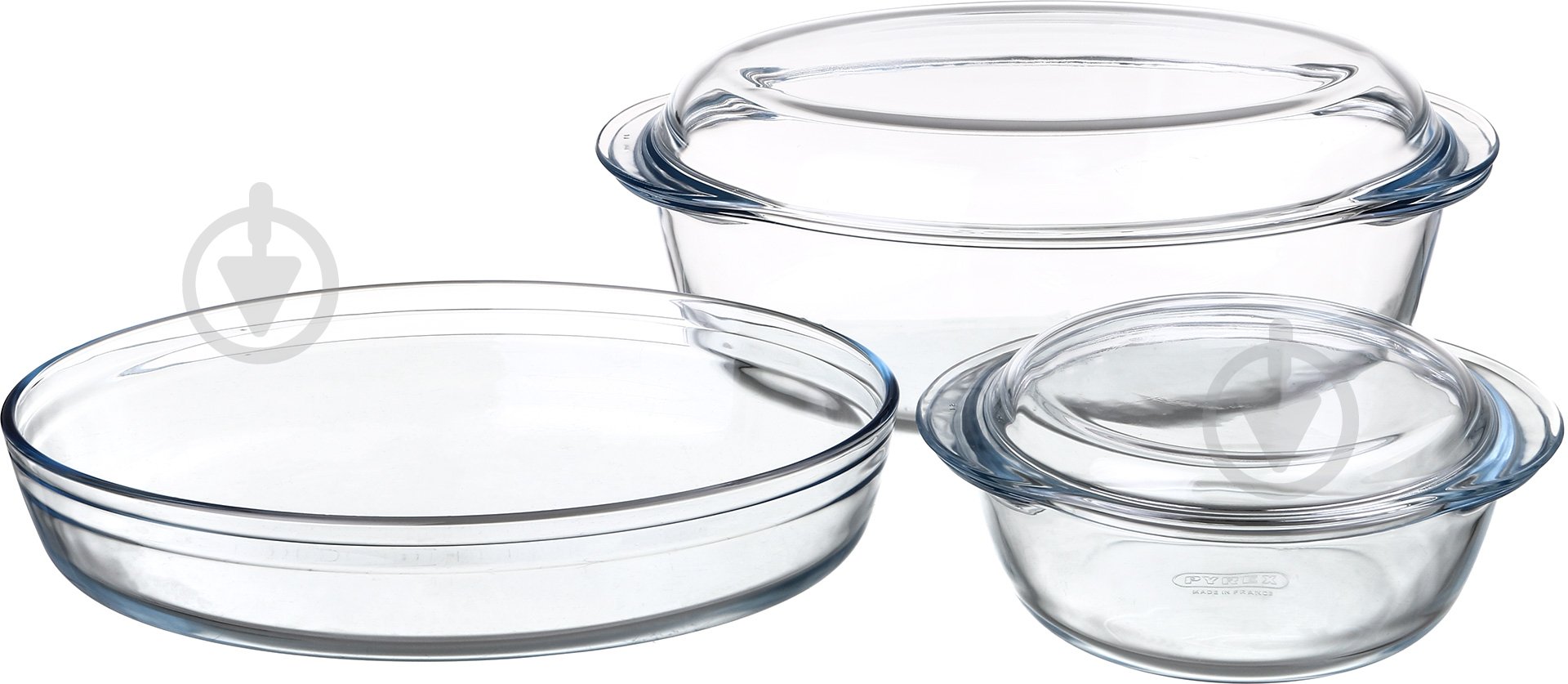 Набор посуды Pyrex 5 предметов S0009 - фото 1 Набор посуды Pyrex 5 предметов S0009 - фото 1