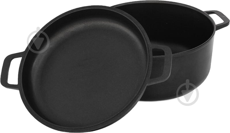 Кастрюля Biol Гранит грей 4 л К404П - фото 1