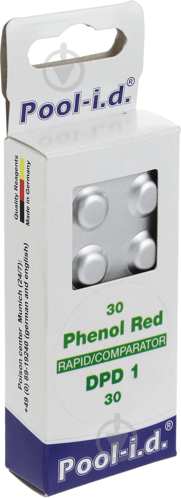 Таблетки для тестерів Phenol Red/DPD1 30/30 Water World Window - фото 1 Таблетки для тестерів Phenol Red/DPD1 30/30 Water World Window - фото 1