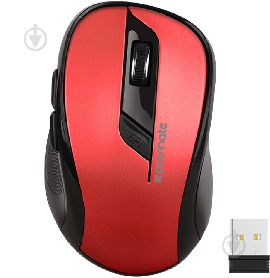 Мышь Promate Clix-7 red - фото 1