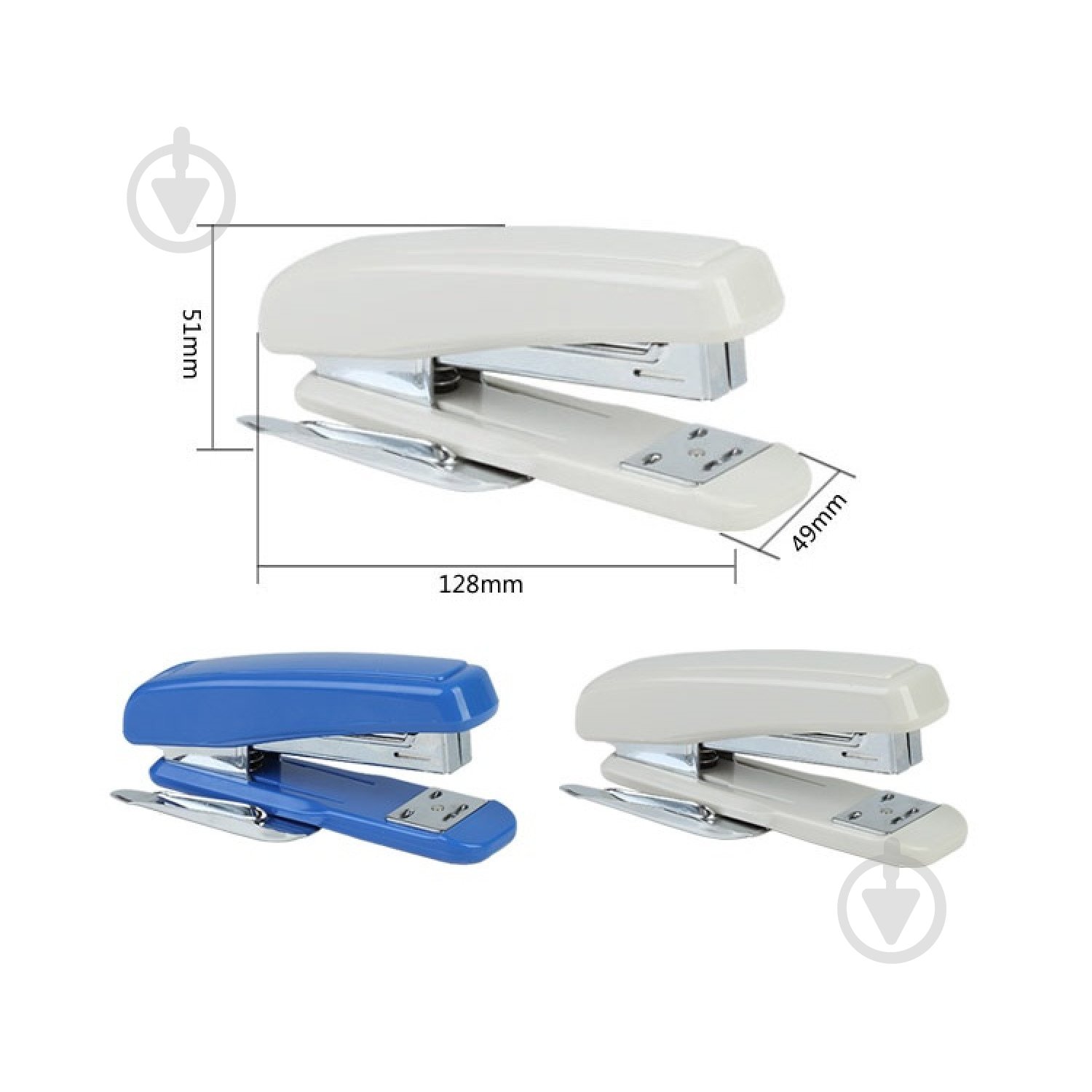 Степлер 25 листов №24, 26 синий B2984-BL Comix - фото 3 Степлер 25 листов №24, 26 синий B2984-BL Comix - фото 3