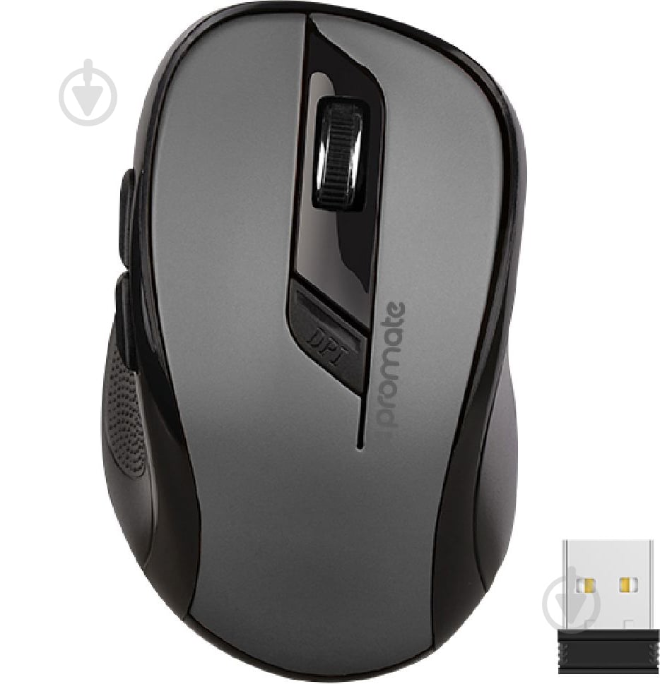 Мышь Promate Clix-7 black - фото 1