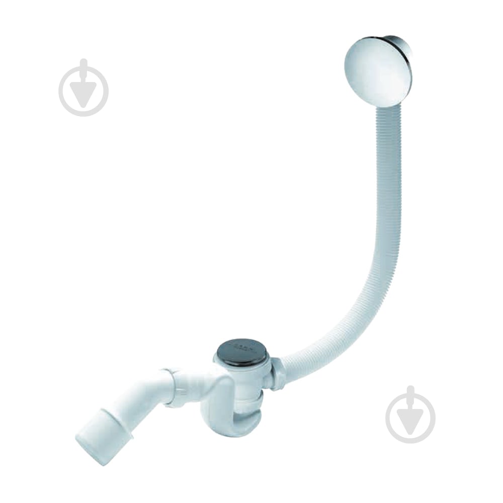 Сифон для ванны Wirquin Elton Click-Clack 700 мм с адаптером Ø40/50 мм - фото 1 Сифон для ванны Wirquin Elton Click-Clack 700 мм с адаптером Ø40/50 мм - фото 1